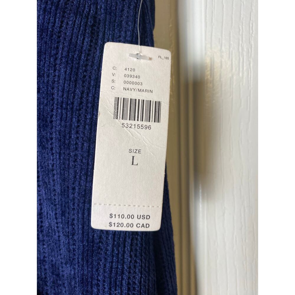MAEVE by Anthropolgie Nell Flounced Navy Blue Midi Skirt Women's Size Large NWT - Picture 5 of 10
